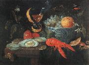 KESSEL, Jan van Still Life with Fruit and Shellfish szh Germany oil painting reproduction